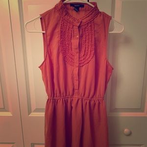 Cute forever 21 dusty rose button up dress❣️